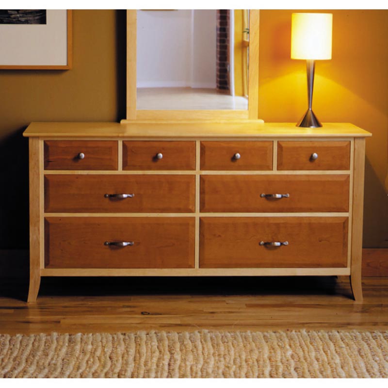 Maple Cherry Eight Drawer Dresser Woodworking Plan Wood Magazine
