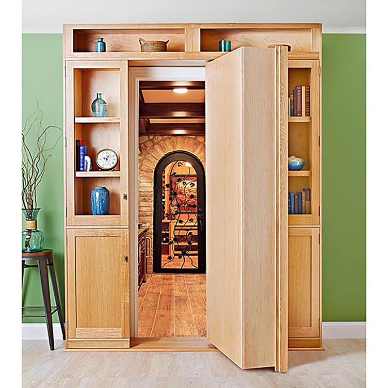 Hidden Door Bookcase Woodworking Plan Wood Magazine