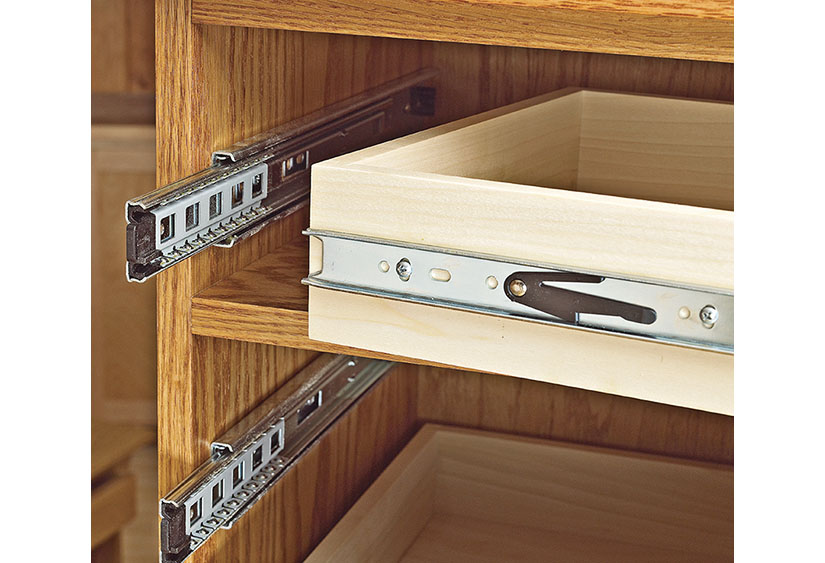Drawer Slides Demystified Wood, How To Make Cabinet Drawers With Slides