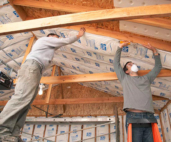 Insulation Never Easier Wood, Ideas For Insulating A Garage Ceiling