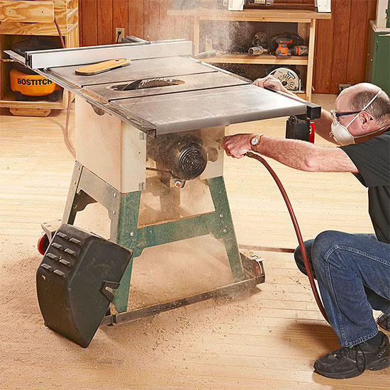 Table Saw Dust Collection On 53, Psi Table Saw Dust Collection Guard