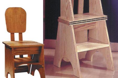 Two-In-One Seat/Step Stool Woodworking Plan | WOOD Magazine