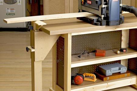 Right-Height Outfeed Support Woodworking Plan | WOOD Magazine