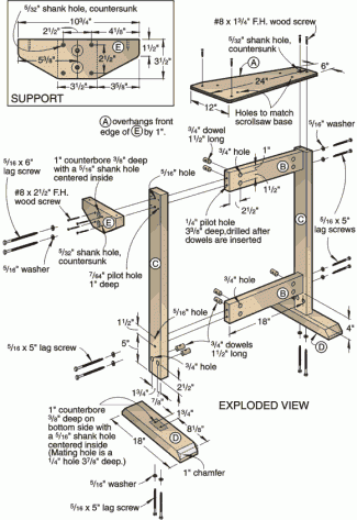 Scrollsaw Stand