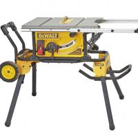 DeWalt 10" portable tablesaw with stand, #DWE7491RS