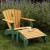 Adirondack Chair & Footstool with Tree Detail Woodworking Plan | WOOD ...