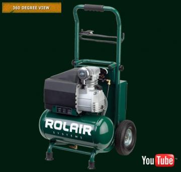 Rolair 3.2-gallon VT20TB wheeled compressor