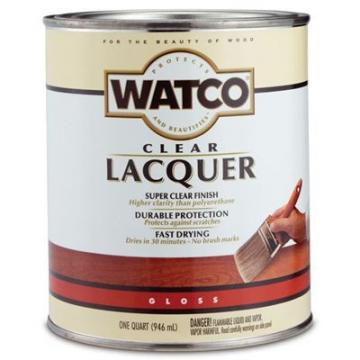 Watco Clear Lacquer Wood Finish