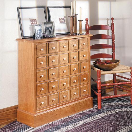 Apothecary's Friend Cabinet Woodworking Plan WOOD Magazine