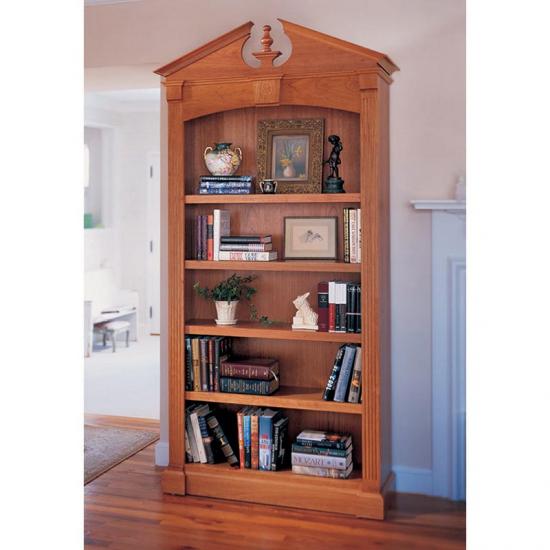 Federal Bookcase Woodworking Plan WOOD Magazine