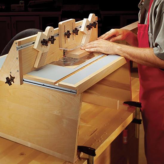 Benchtop Router Table Woodworking Plan WOOD Magazine