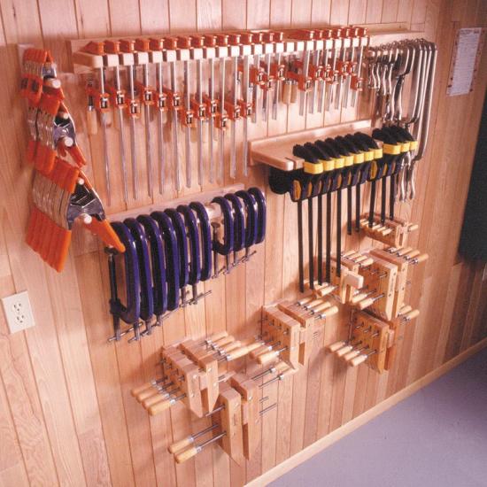 Five Great Clamp Organizers Woodworking Plan WOOD Magazine