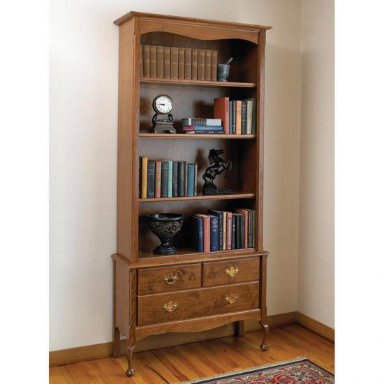 Heirloom bookcase Woodworking Plan WOOD Magazine