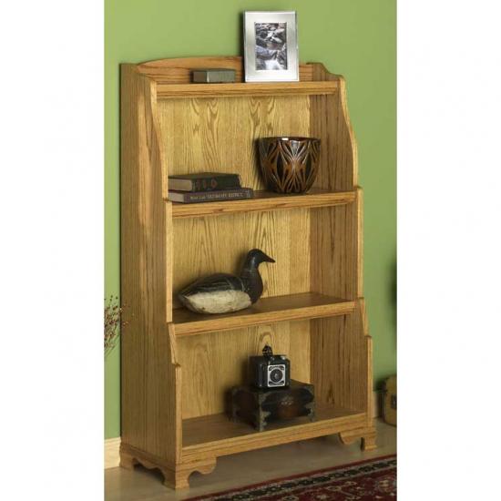 Solid Oak Bookcase Woodworking Plan WOOD Magazine