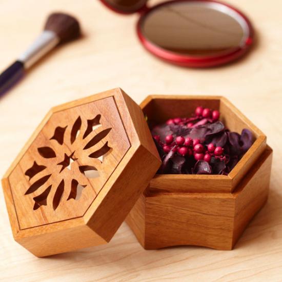 Scrollsawn Potpourri Box Woodworking Plan WOOD Magazine