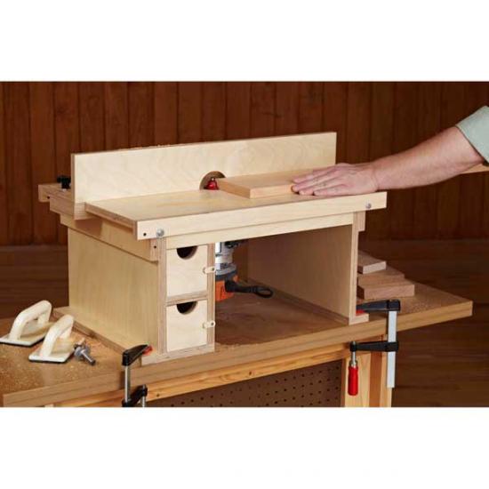 Flip-Top, Benchtop Router Table Woodworking Plan WOOD Magazine