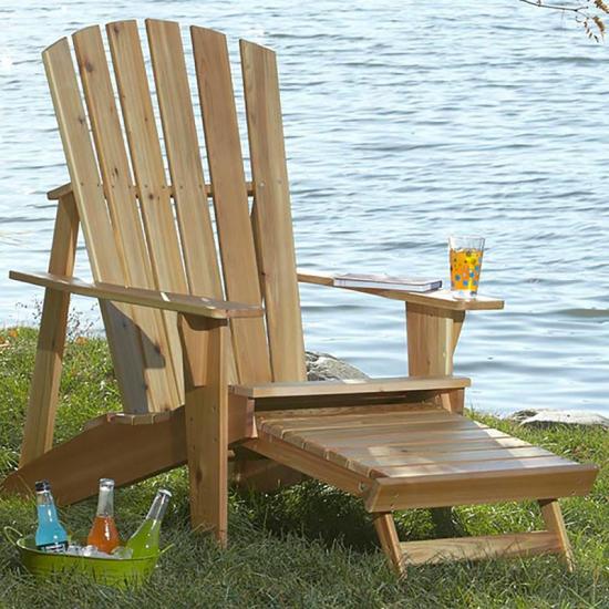 Adirondack Chair with Footrest Woodworking Plan WOOD Magazine