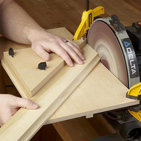 miter-sanding jig woodworking plan wood magazine