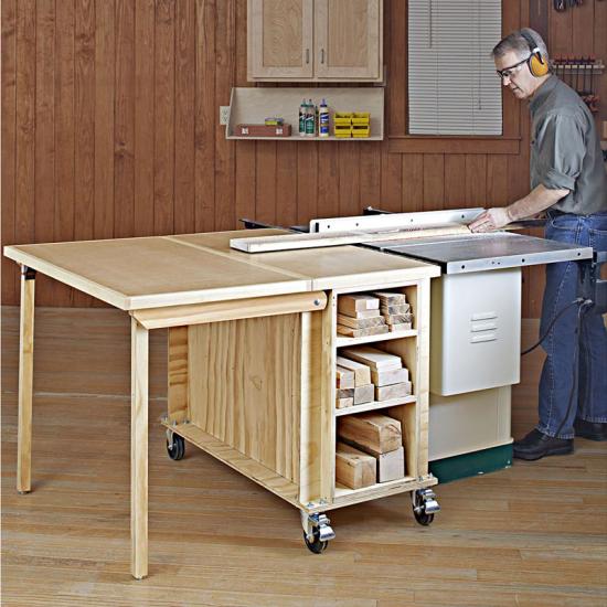 Tablesaw Outfeed Table Woodworking Plan | WOOD Magazine