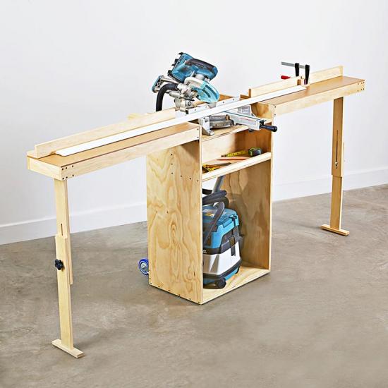 Portable Mitersaw Stand Woodworking Plan | WOOD Magazine