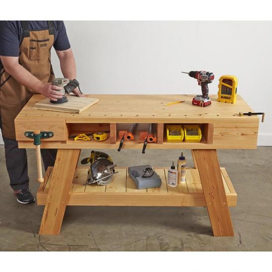Compact Workbench Woodworking Plan WOOD Magazine