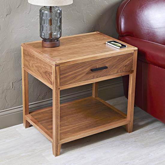 Super Charged End Table Woodworking Plan WOOD Magazine