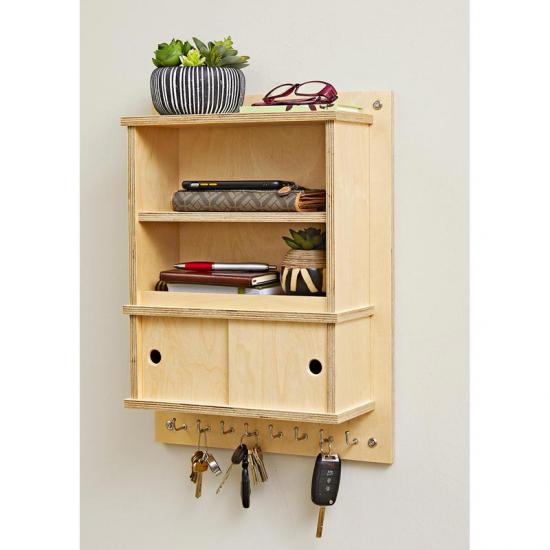 Entryway Catchall Woodworking Plan WOOD Magazine