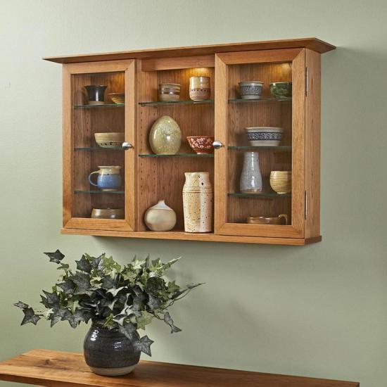 Hanging Display Cabinet Woodworking Plan | WOOD Magazine